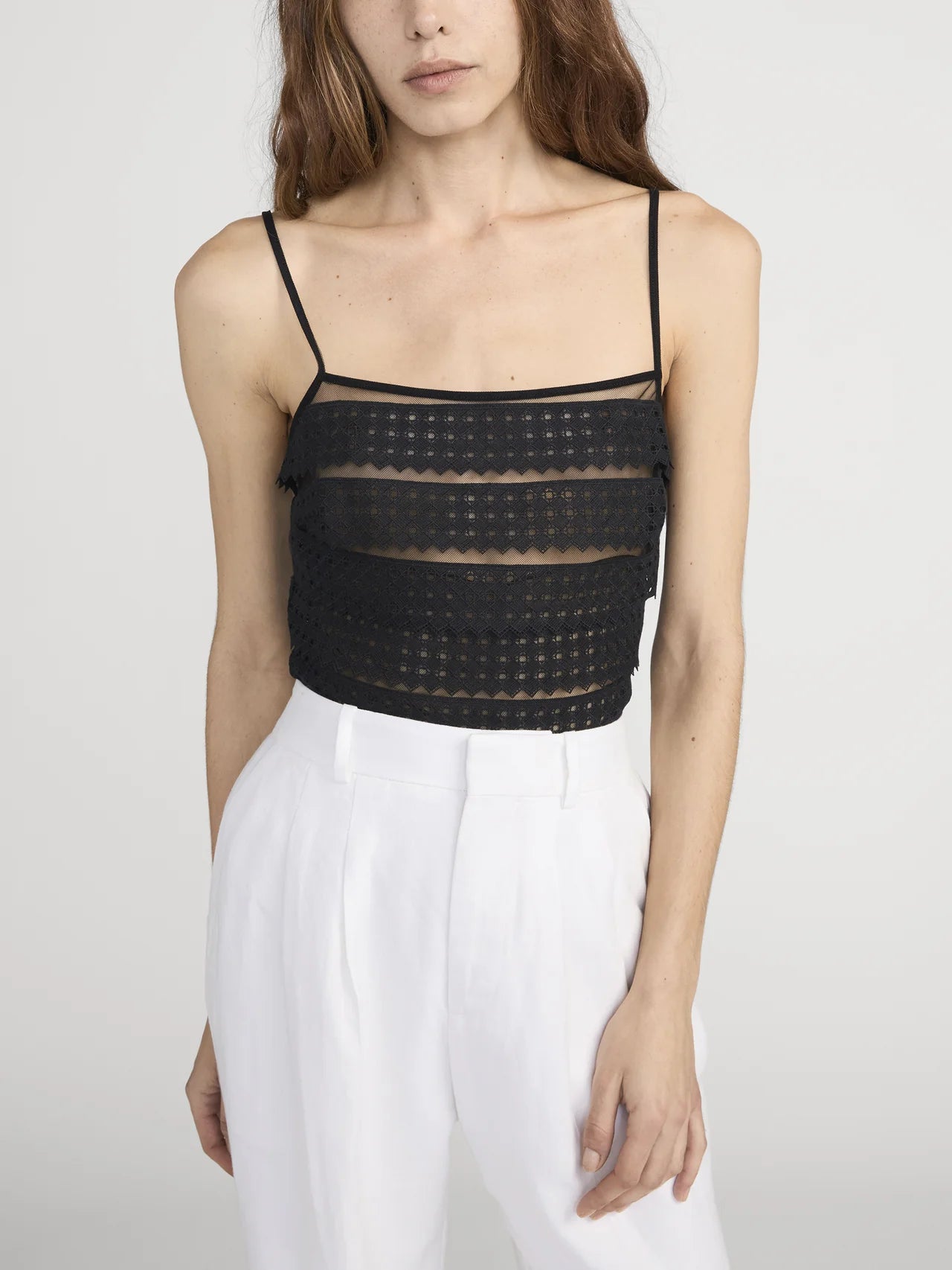 THE LATTICE CROCHET CAMI