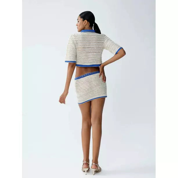 SABRINA KNIT CROP SWEATER