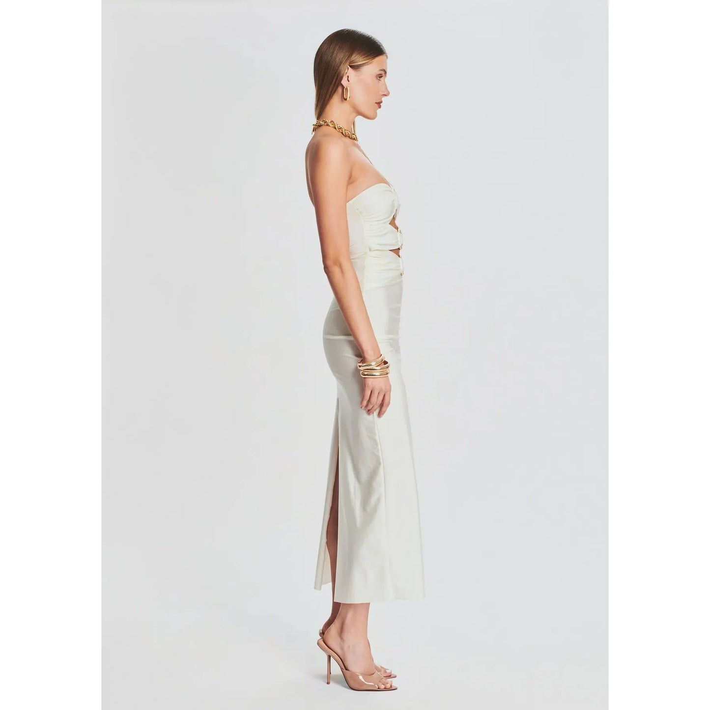LILY LYCRA MAXI DRESS