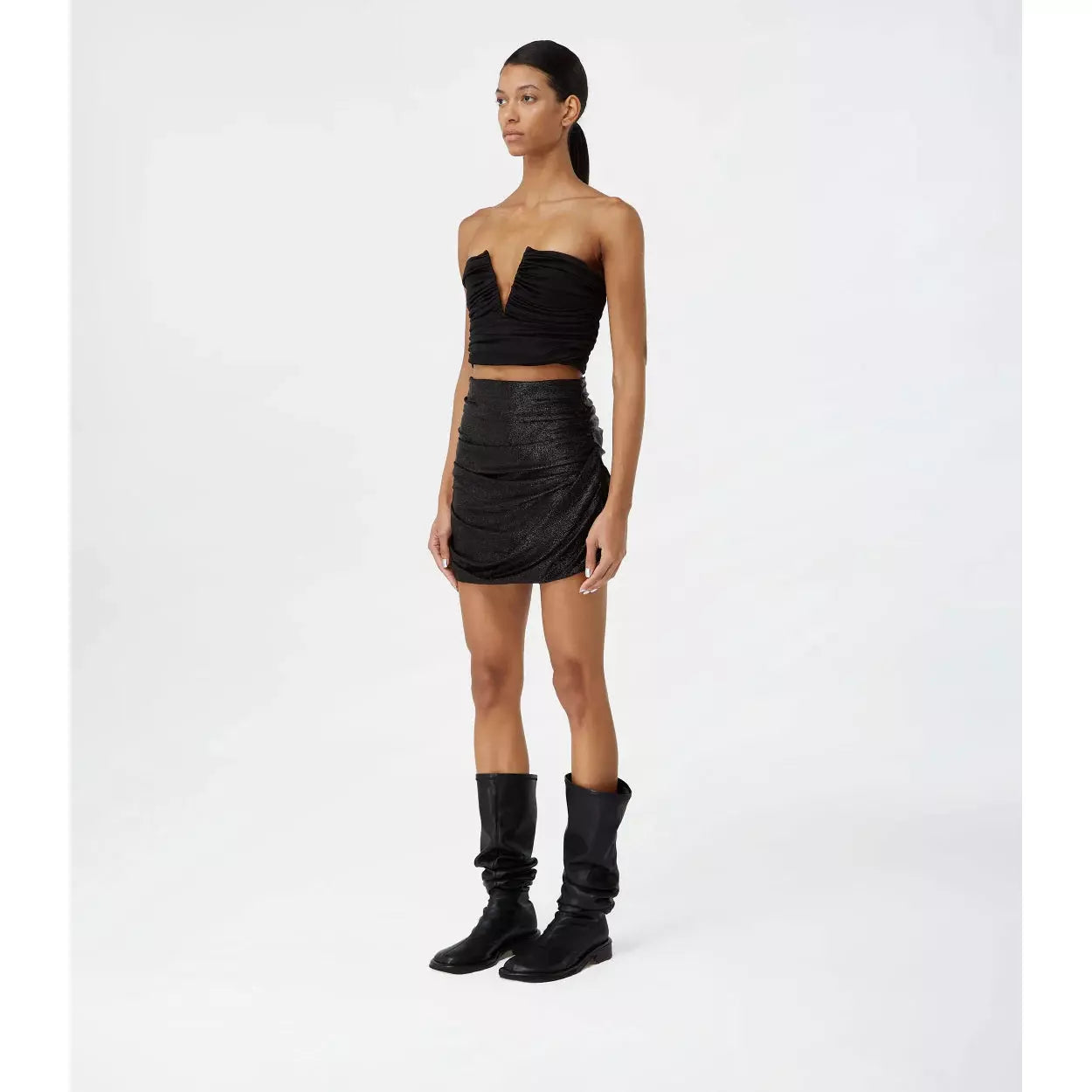 KANDA LUREX MINI SKIRT