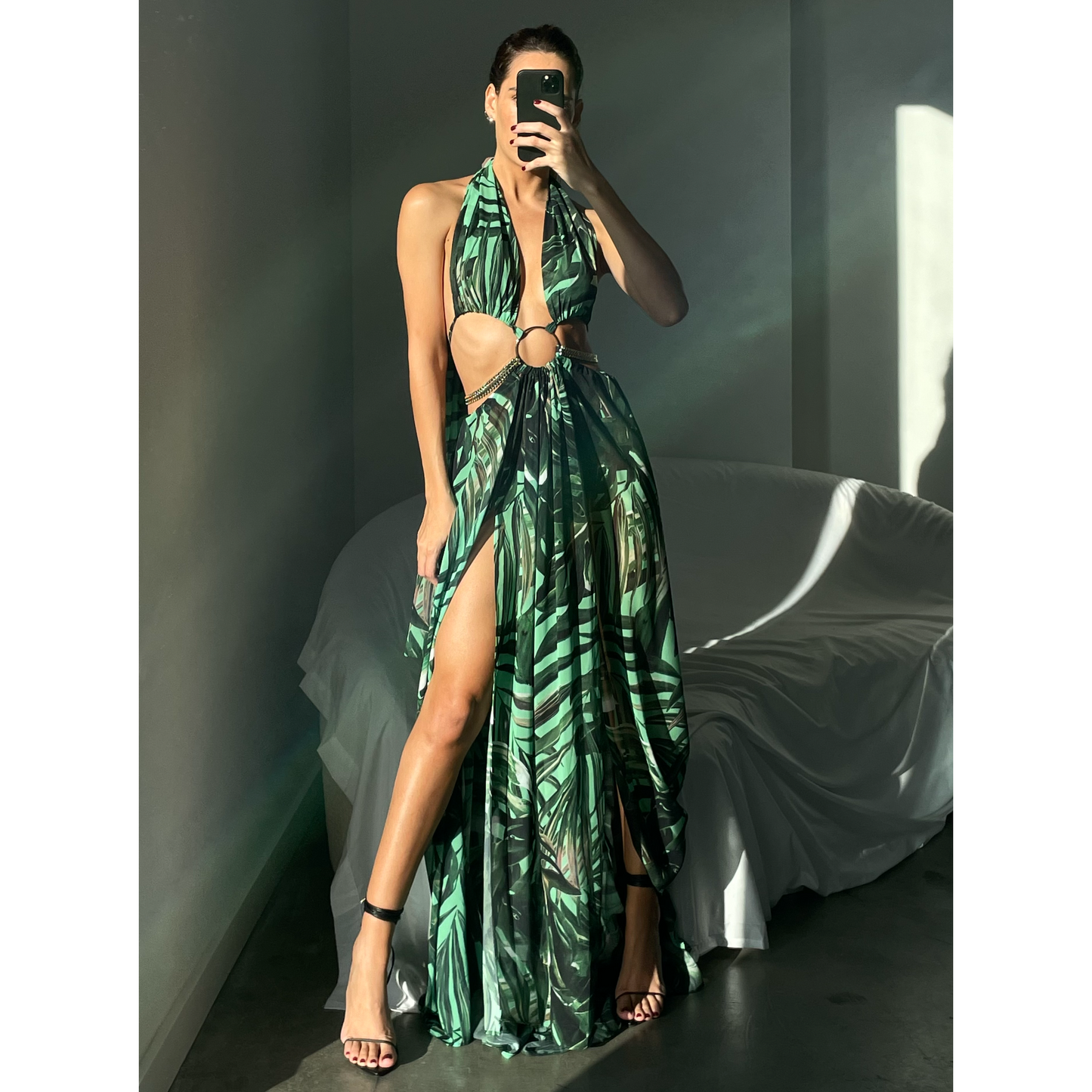 KENYA GREEN MAXI DRESS
