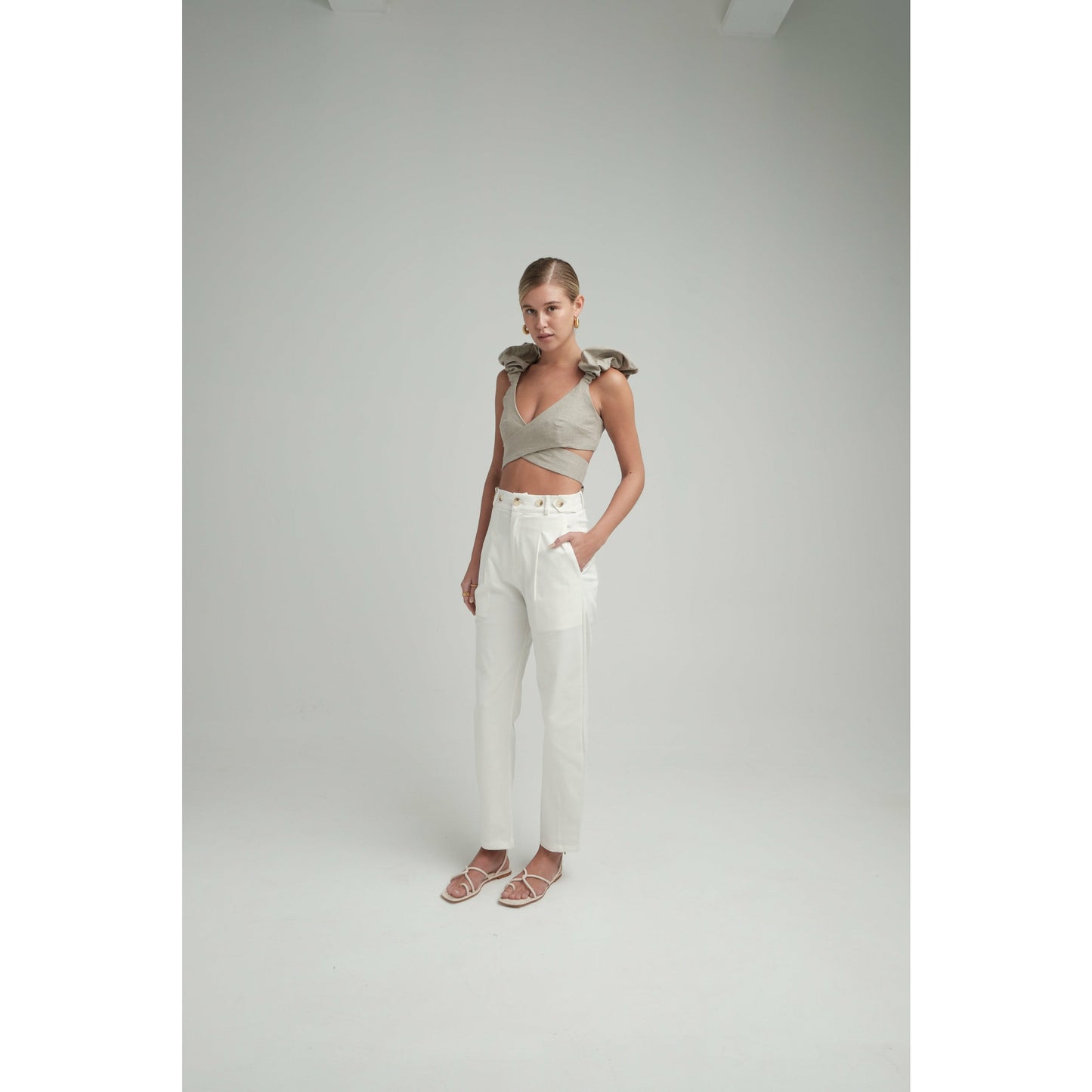 Bella Top - Khaki