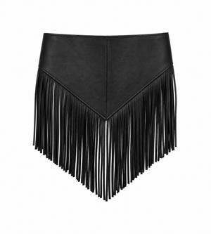 Leather Bandana Fringe Belt