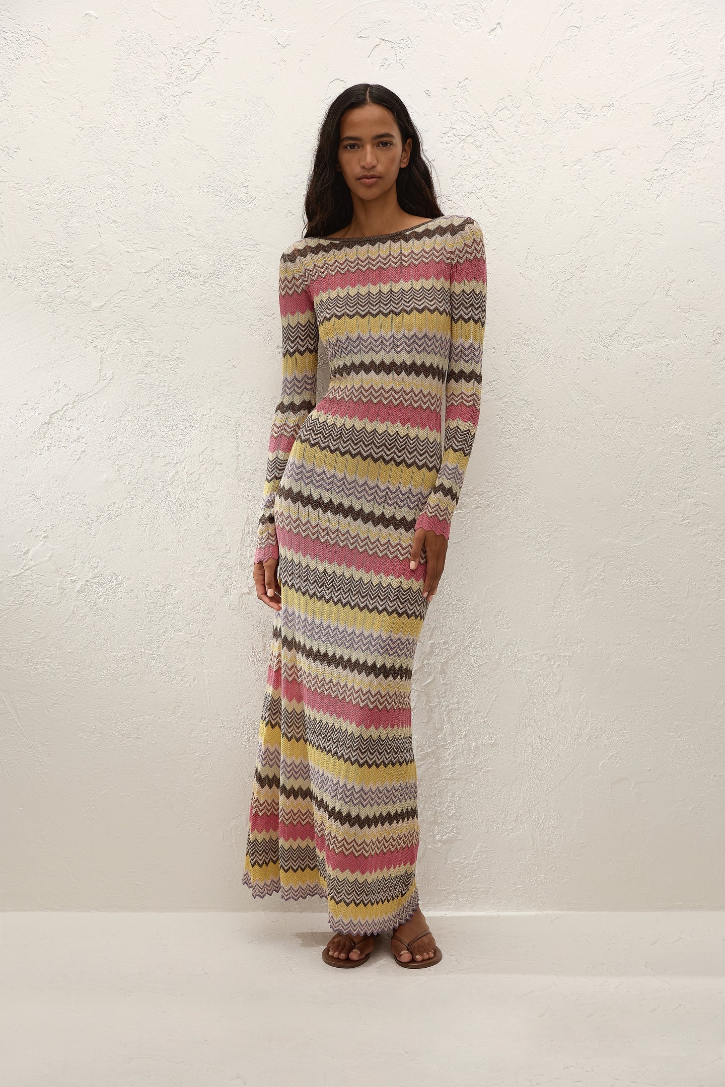PEDRO MAXI DRESS - PERLA STRIPE