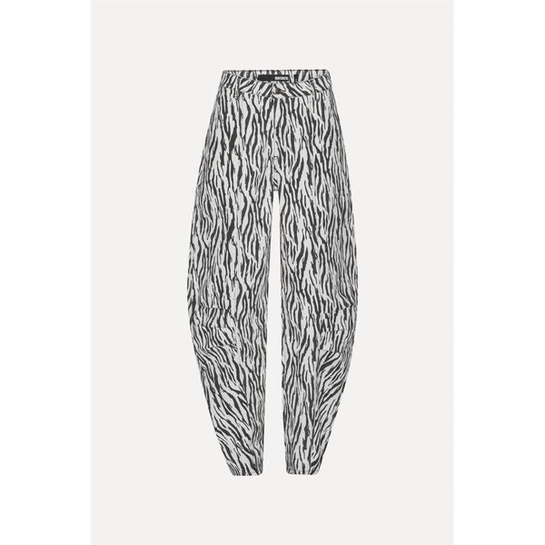PRINTED TWILL CARGO PANTS