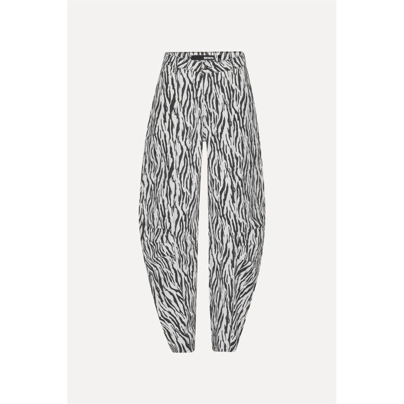 PRINTED TWILL CARGO PANTS