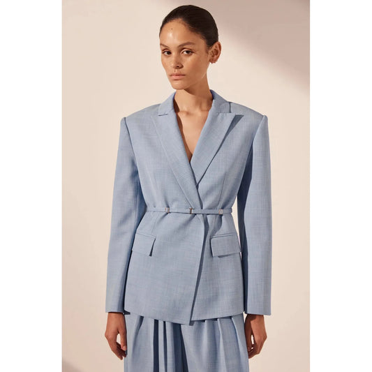 ASHER BELTED BLAZER