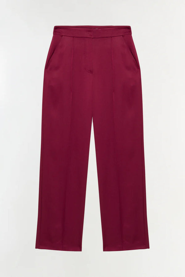 KYRA SATIN WIDE LEG PANT