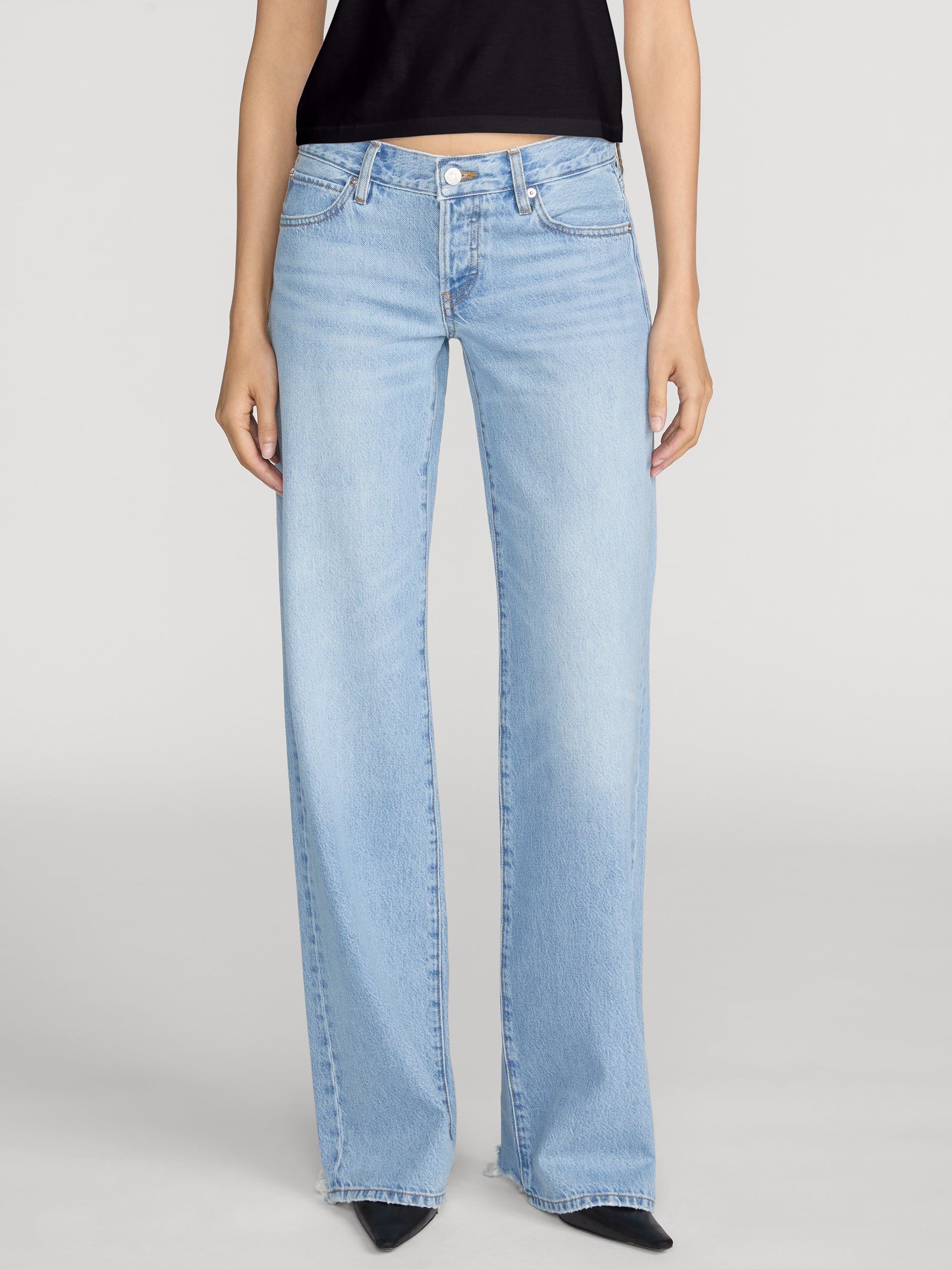 The Gray / Dodger Offset Hem