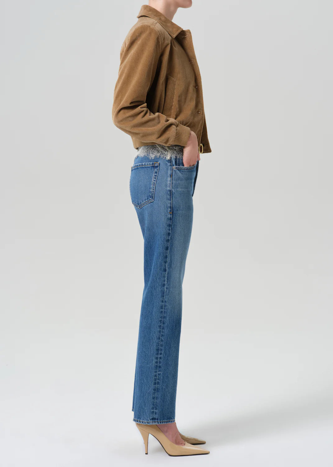 90's French High rise straight