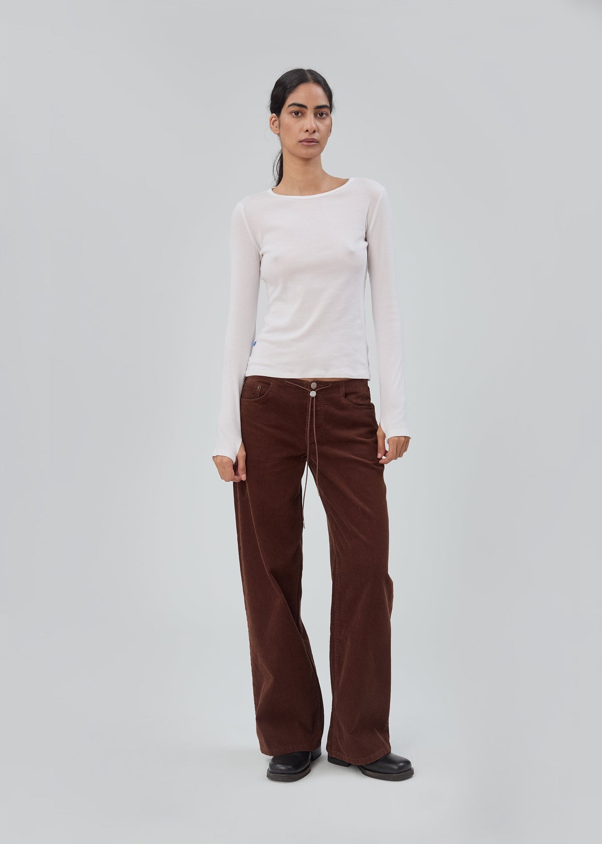 Cool Jean in Chocolate Corduroy