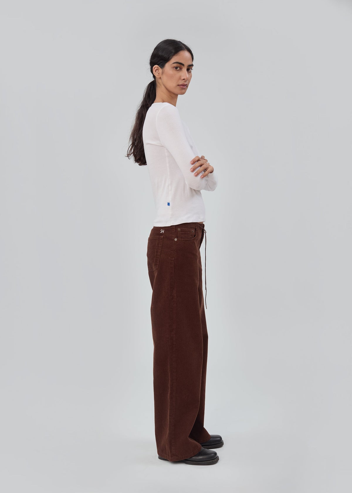 Cool Jean in Chocolate Corduroy