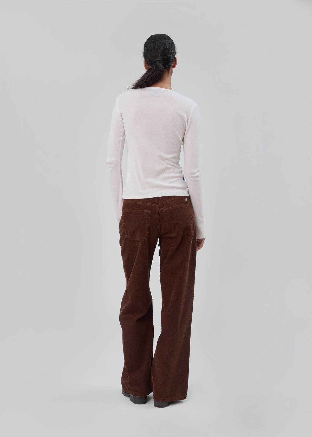 Cool Jean in Chocolate Corduroy - back