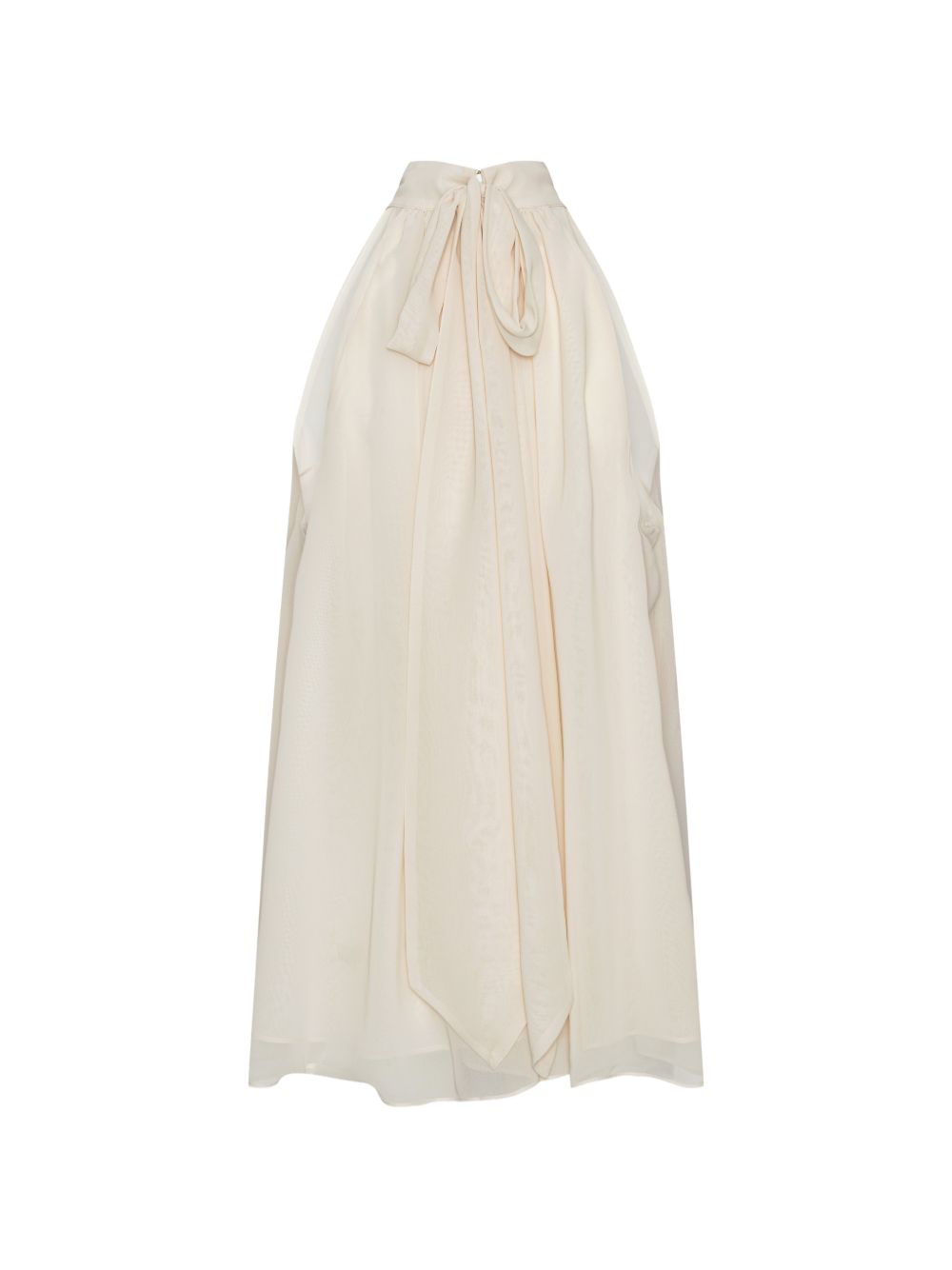 Halterneck Bow Top - Turtledove