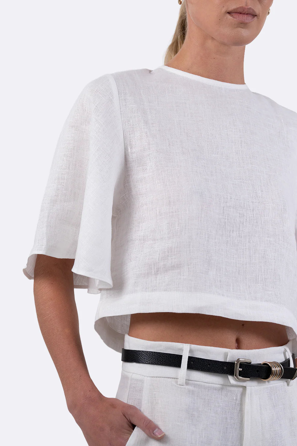 Lainey linen top