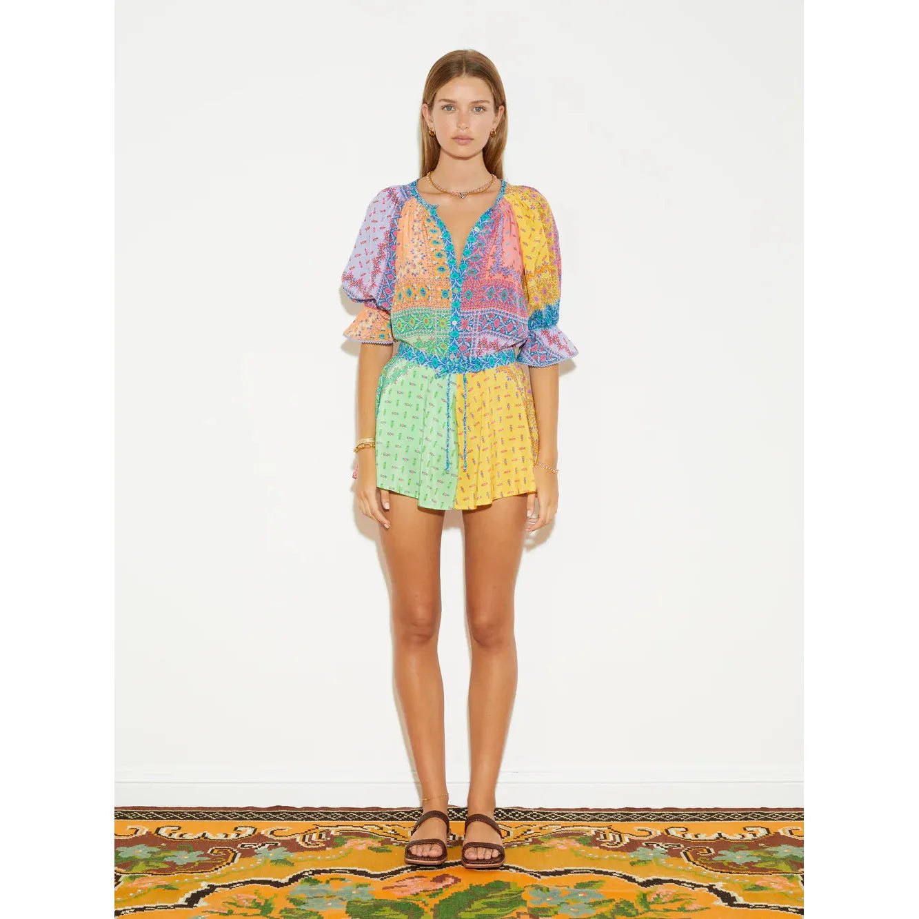 BON BON SILK PALAZZO SHORT