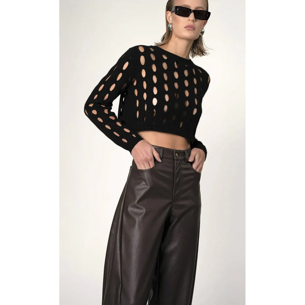 ARIA CROPPED SWEATER