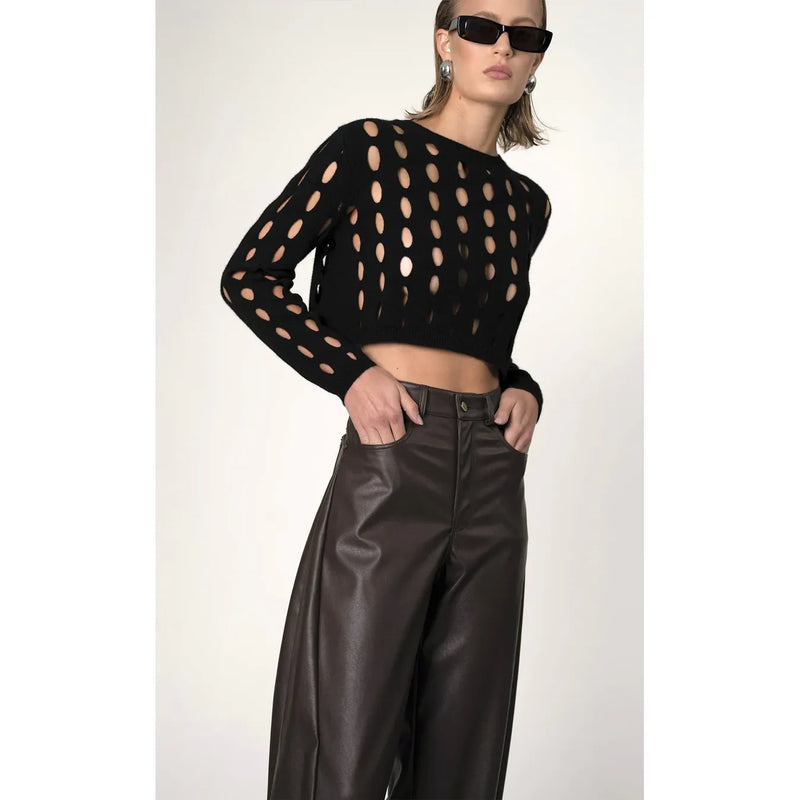 ARIA CROPPED SWEATER