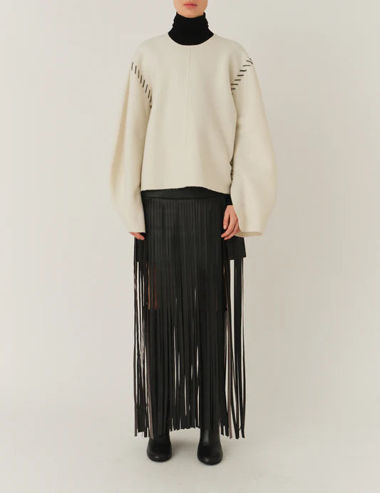 BROOKLYN FRINGE SKIRT