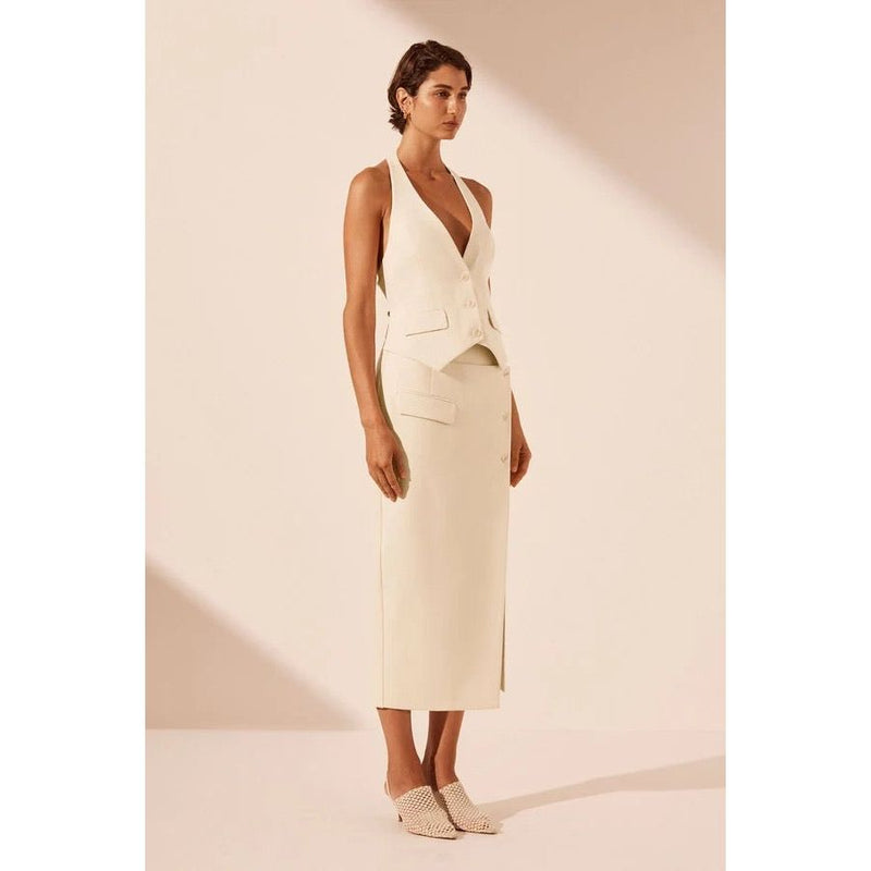 IRENA TAILORED OPEN BACK VEST