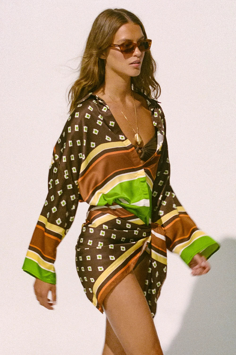 Soleil Waist Scarf Valencia Stripe