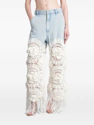 DENIM CROCHET PANT 06SSDNP113