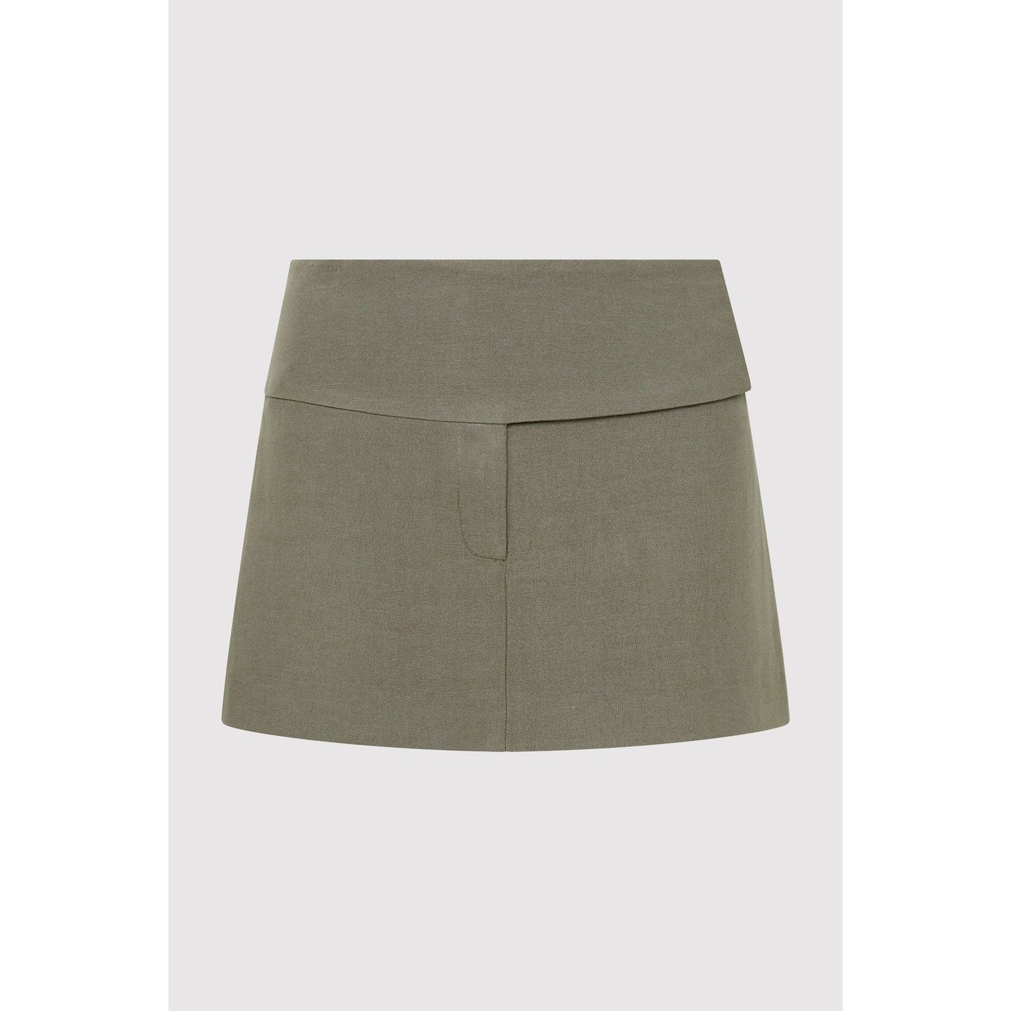 WIDE WAISTBAND MINI SKIRT