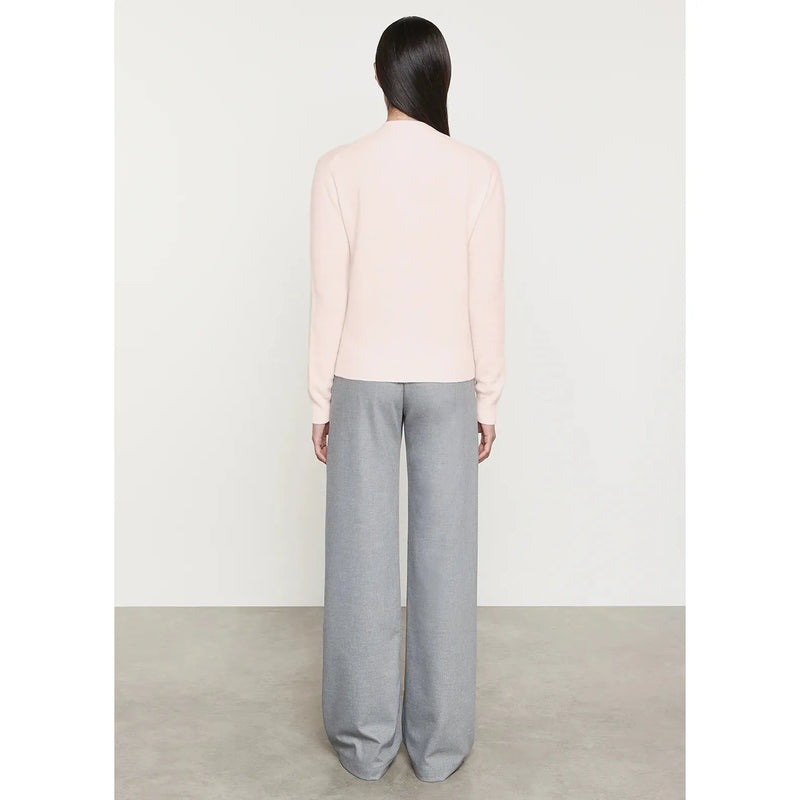 POWDER CASHMERE KNITTED CARDIGAN