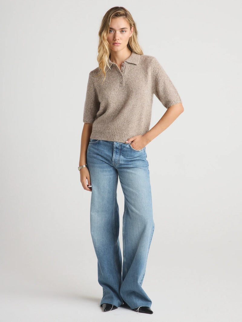 LUNA POLO SHORT SLEEVE TOP