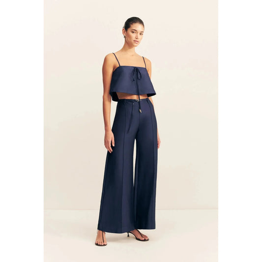 OTIS WIDE LEG BELTED PANT