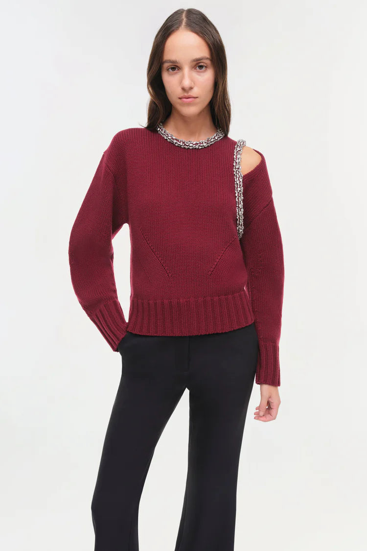 MONROE EMBELLISHED PULLOVER