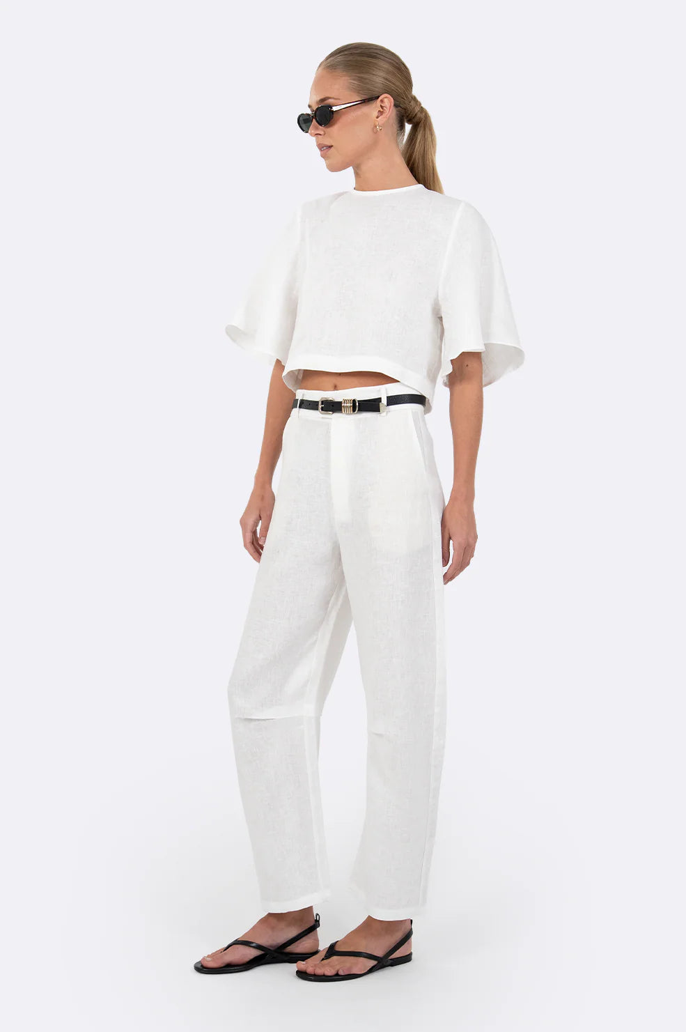 Lainey linen top