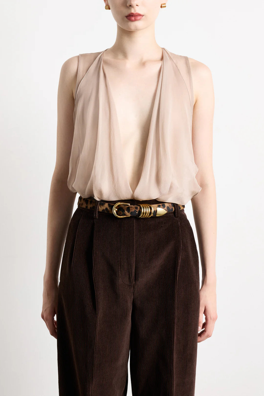 HOLLYHOCK PONYHAIR LEATHER BELT