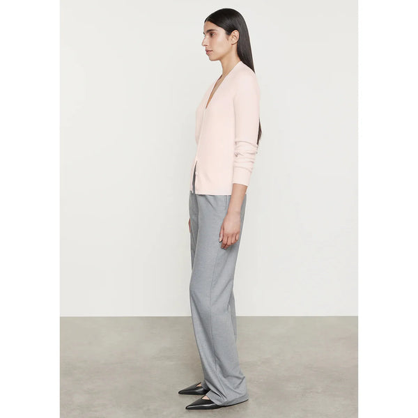 POWDER CASHMERE KNITTED CARDIGAN