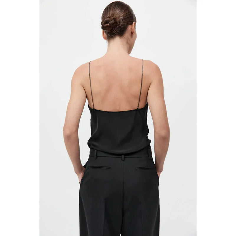 FINE CHAIN SILK CAMI