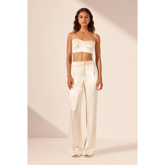 MID RISE STRAIGHT LEG PANT