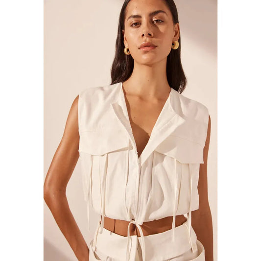 KASBAH UTILITY CROPPED TOP