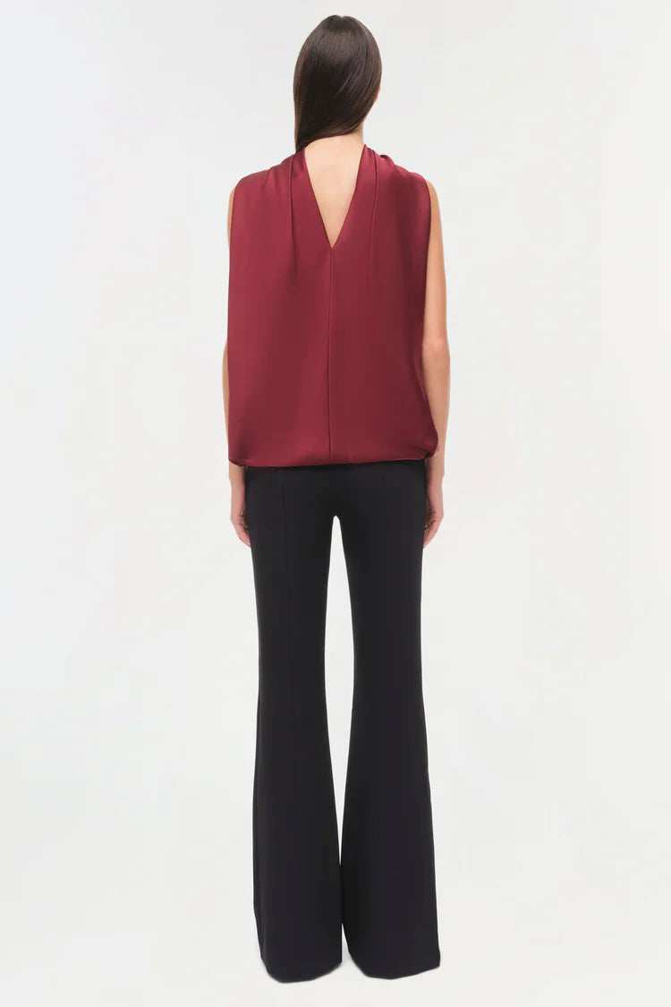 SCARLETT SATIN CAPE TOP