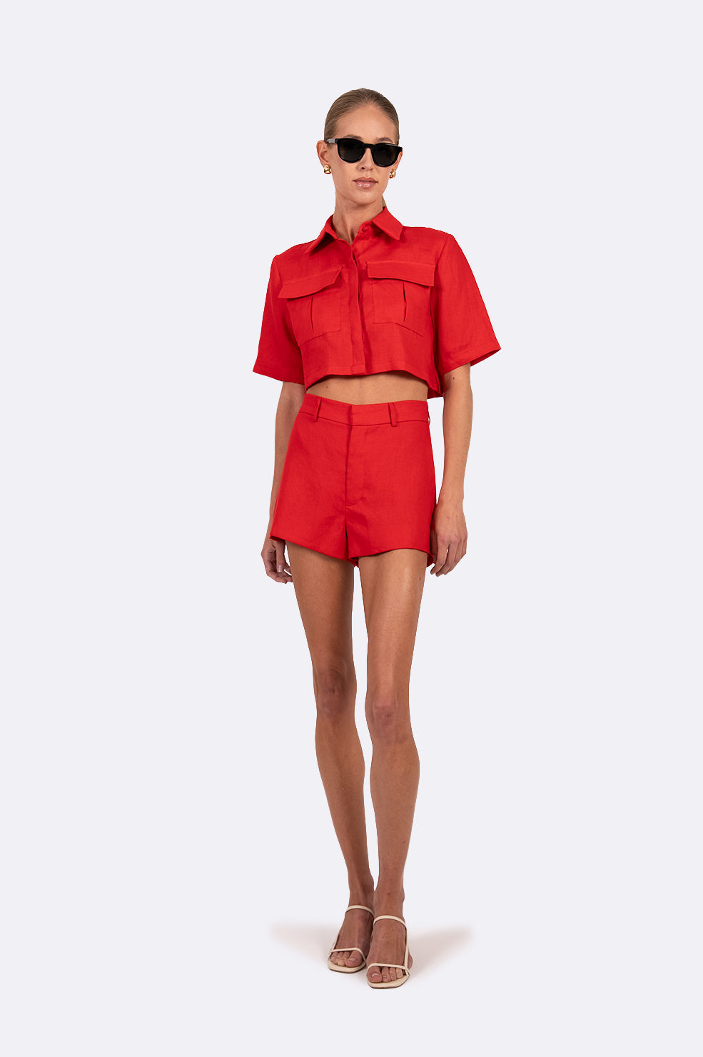 CAMI LINEN SHORTS