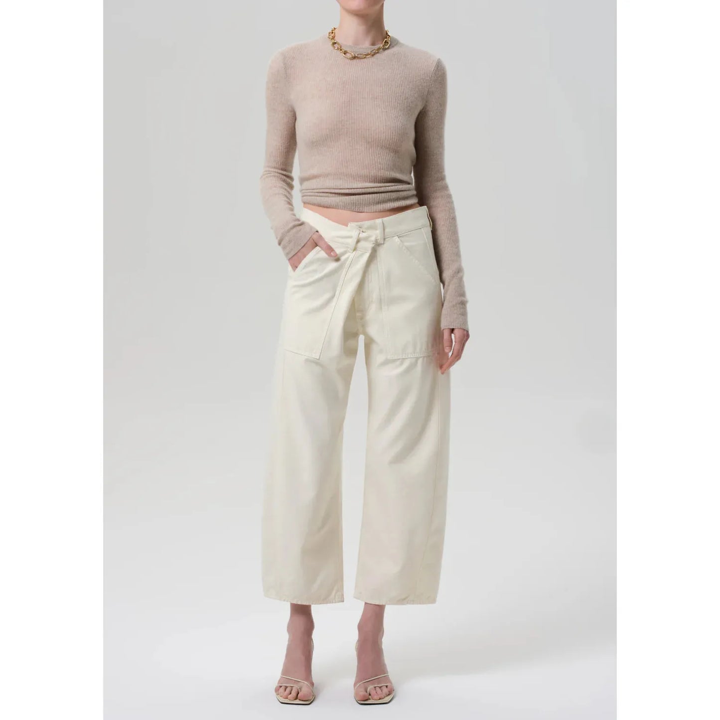 INES CROP UTILITY TROUSER
