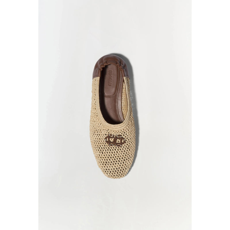 EDEN RAFFIA BALLET FLAT