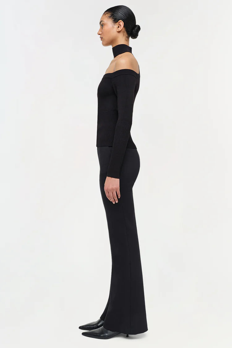 LILA OFF SHOULDER TOP