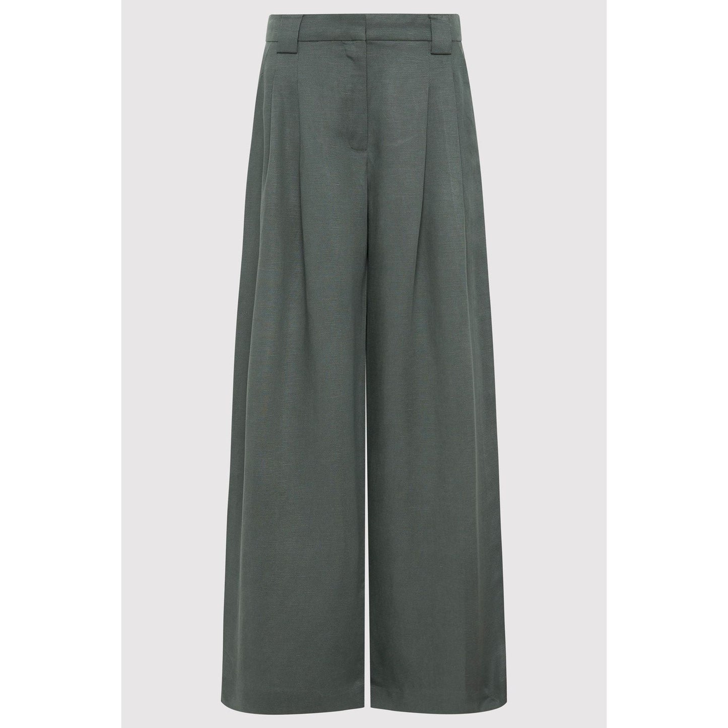 WIDE LEG PLEAT PANTS