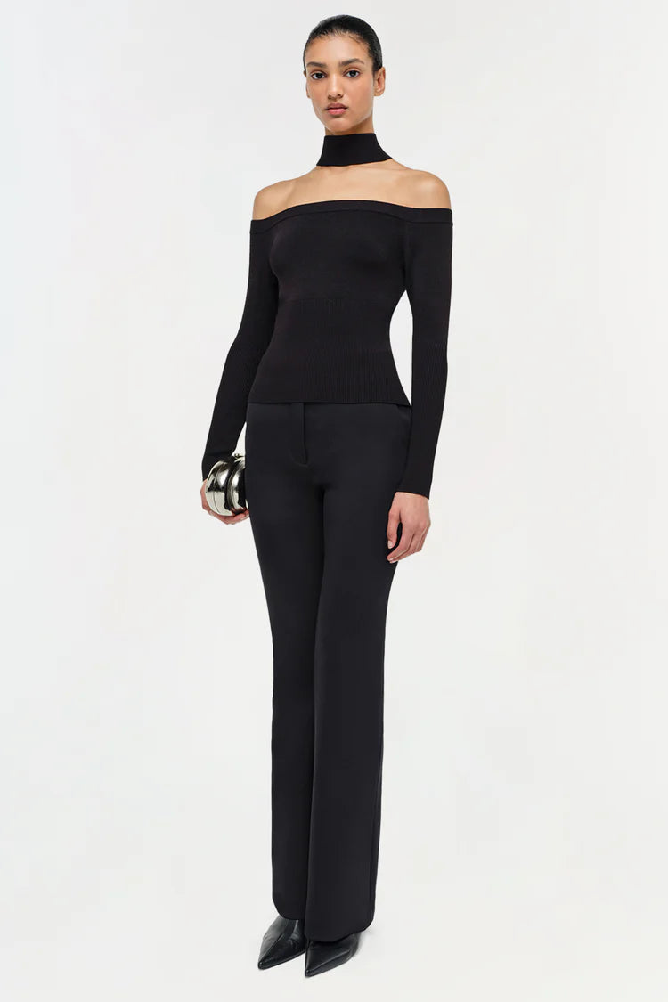 LILA OFF SHOULDER TOP