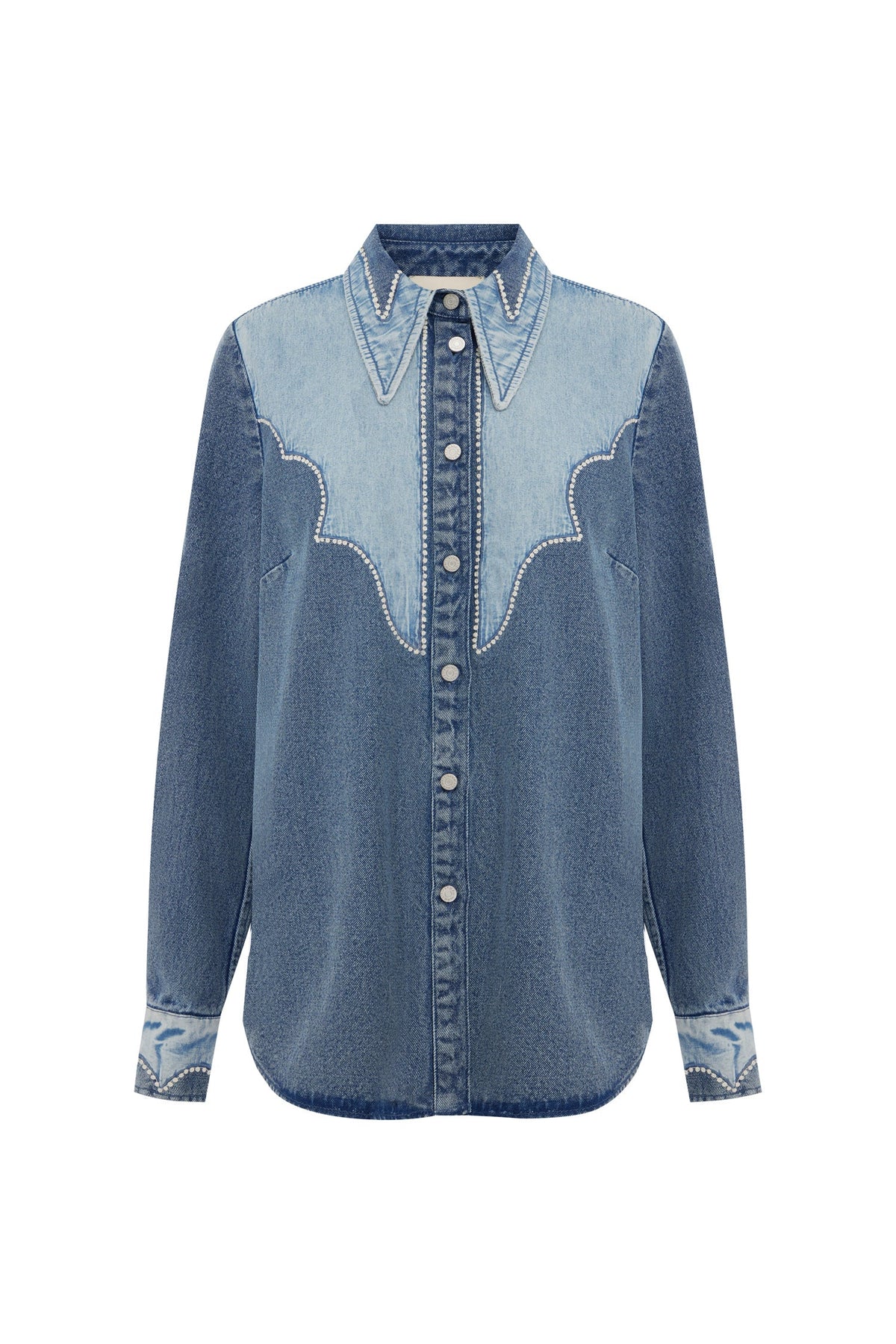 Jesse Denim Applique Shirt