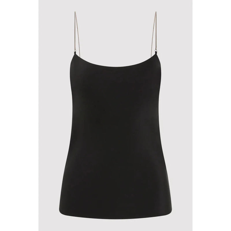 FINE CHAIN SILK CAMI