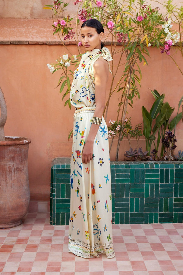 SIDI PALAZZO SILK PANT