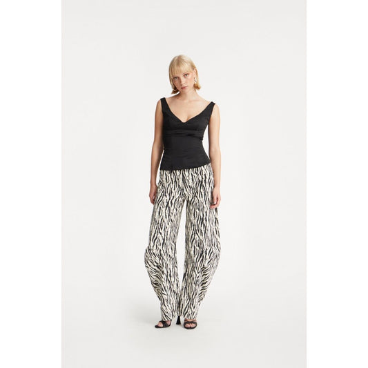 PRINTED TWILL CARGO PANTS