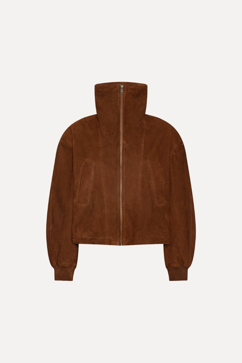 Suede Anorak Jacket - Toasted Coconut