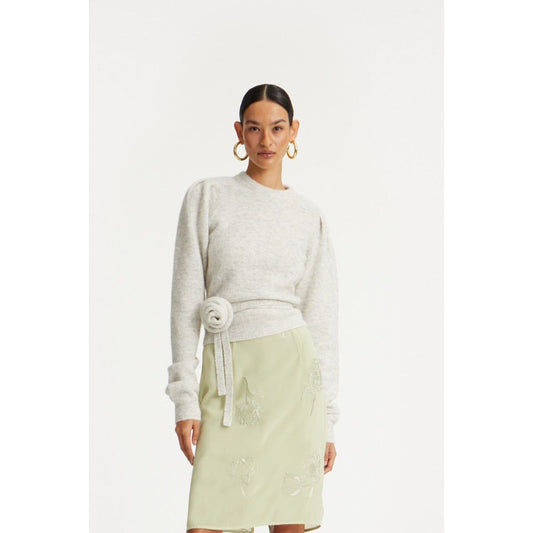 KNIT PUFF CREWNECK